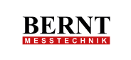 bernt messtechnik logo in white and red