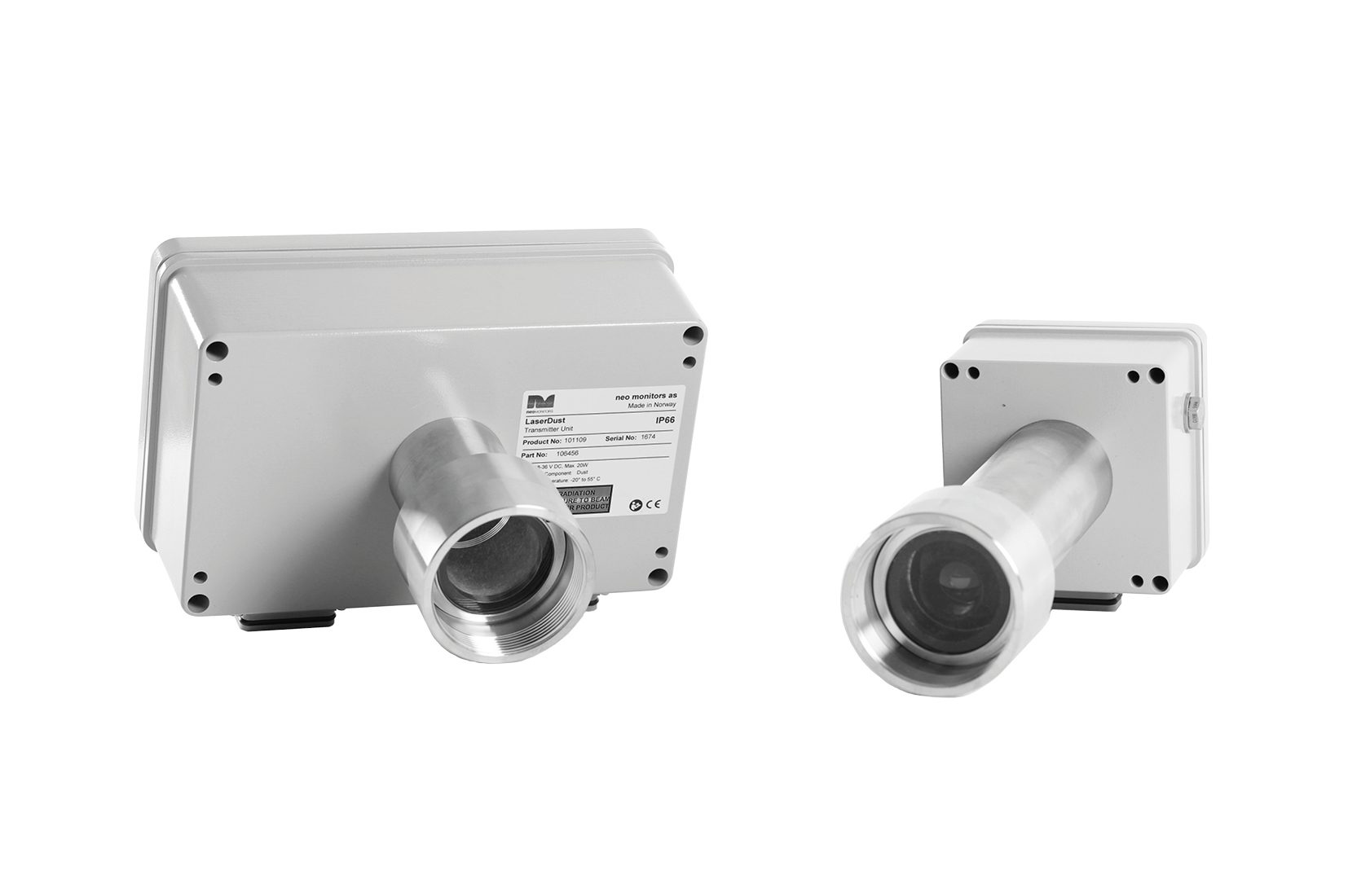 Empfänger und Sender des LaserDust