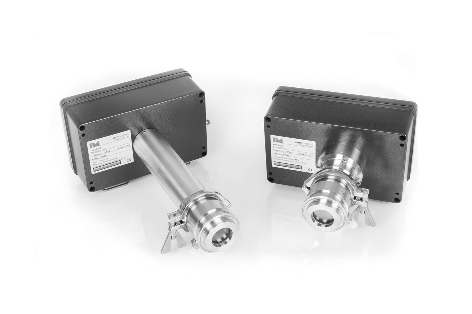 Empfänger und Sender des LaserGas Q