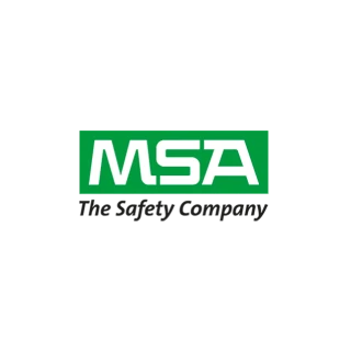 MSA Safety Logo in a green rectangle with white text
