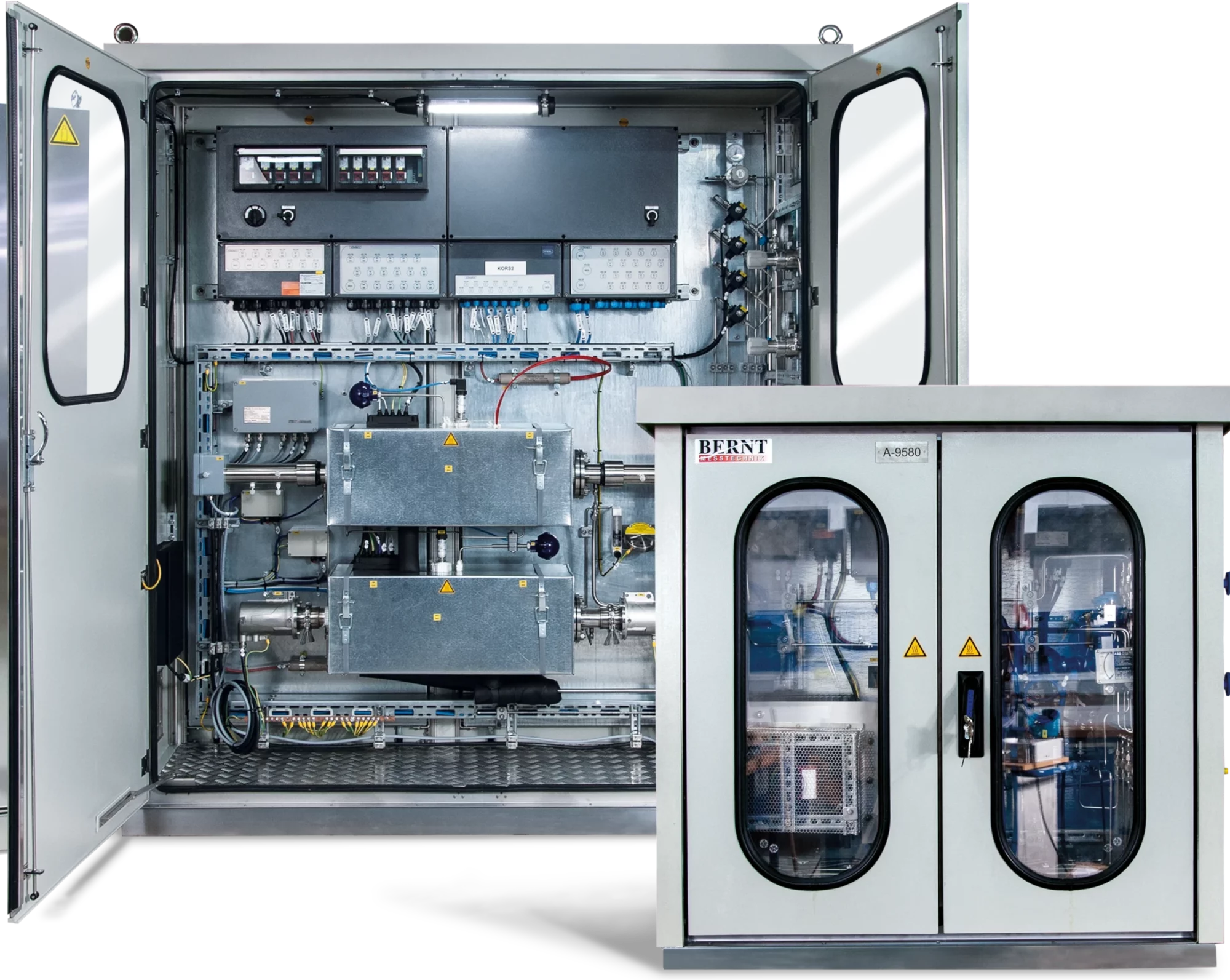 großer Systembau Schrank für die Gasanalyse